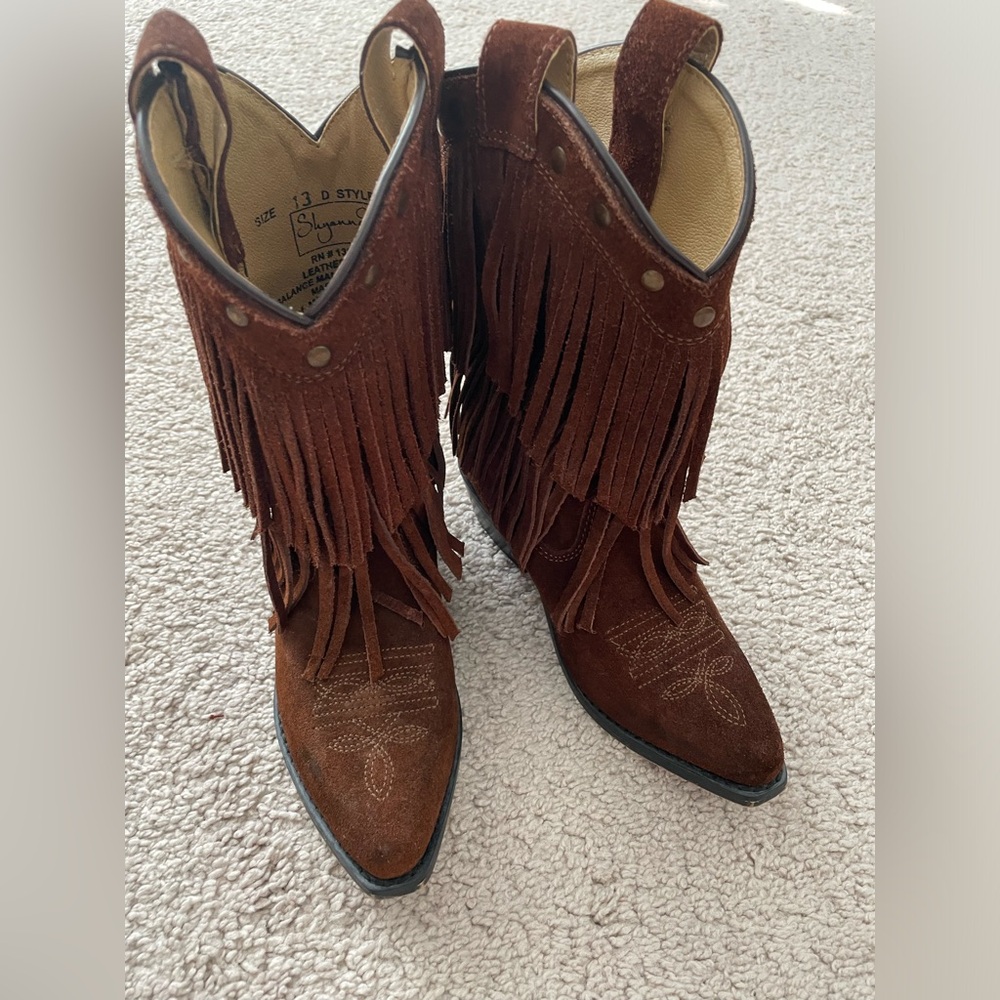 Size 13 girls cowboy boots